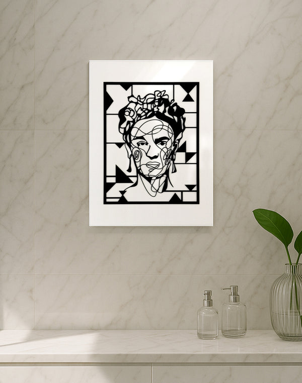 Frida Fragmented – Geometric Tribute Panel