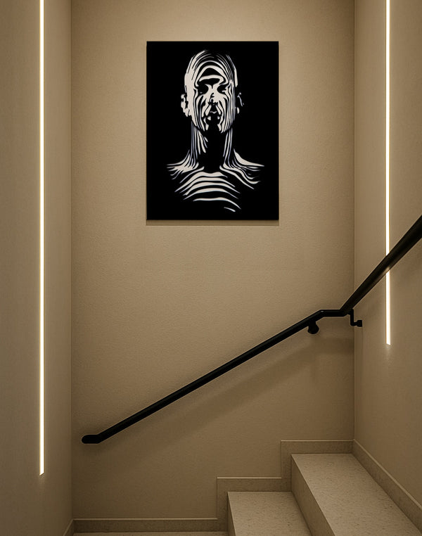 Contours of the Self – Abstract Human Form Wall Art