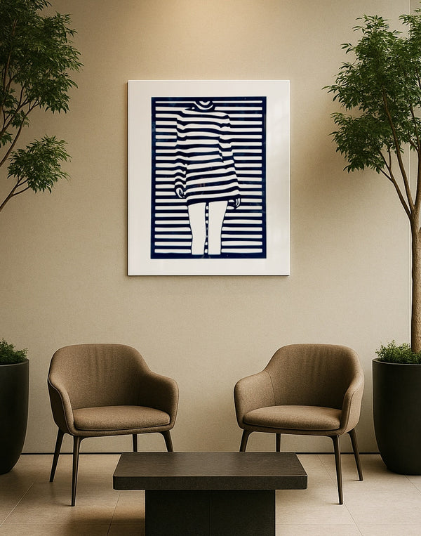 Lines of Presence – Optical Silhouette Panel