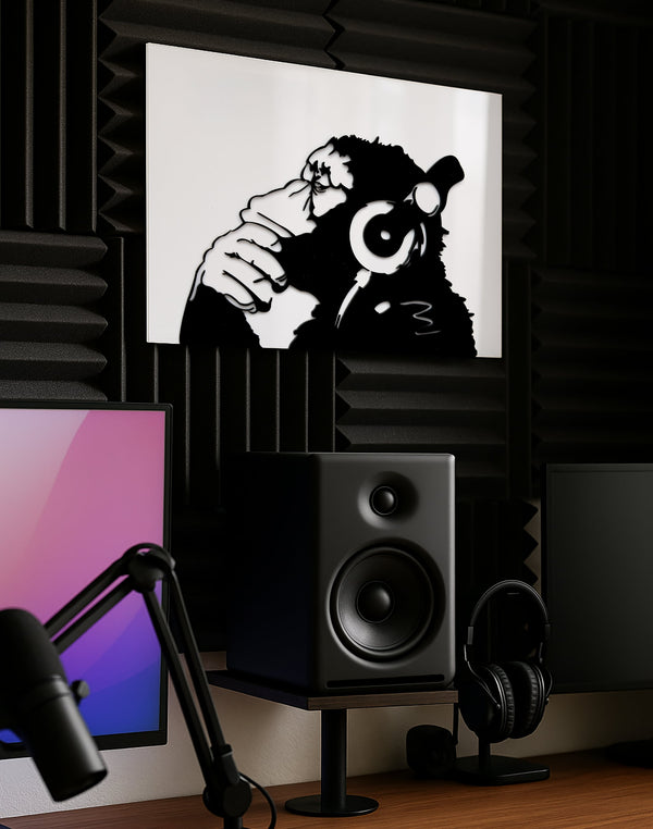 Sound of Thought – DJ Gorilla Acrylic Wall Art